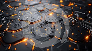 Technology oriented circuit board texture