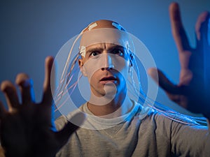 Technology-related hazards, human species change, evolution, and horrors.