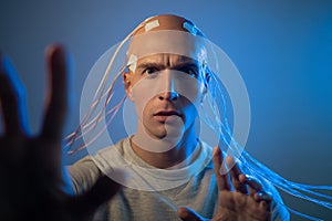 Technology-related hazards, human species change, evolution, and horrors.