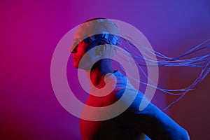 Technology-related hazards, human species change, evolution, and horrors.