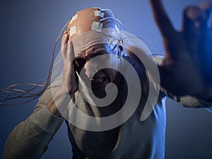 Technology-related hazards, human species change, evolution, and horrors.