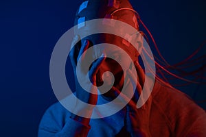 Technology-related hazards, human species change, evolution, and horrors.