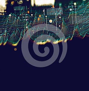 Technology and science background.Computer science engineering and block chain concept