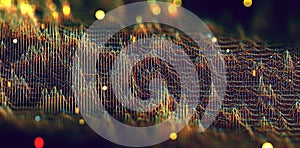 Technology and science background.Computer science engineering and block chain concept