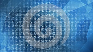 Technology science exploring world of programming, binary, and cloud computing for enhanced technology background and cyber