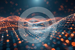 Technology tech data background