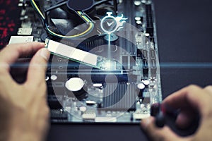 Technology to speed up computer, Experts are installing speed devices on motherboard