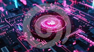 technology vibrating ai core