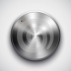 Technology volume button with metal texture