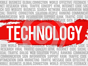 TECHNOLOGY word cloud collage