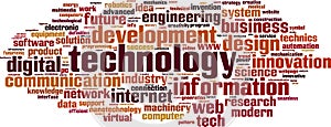 Technology word cloud