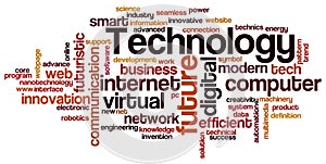 Technology word cloud
