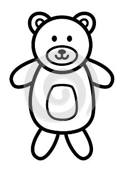 Teddy Bear - Adorable Standing Zoo Animal Doll