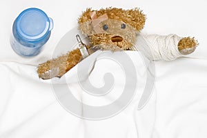 Teddy Bear as a patient