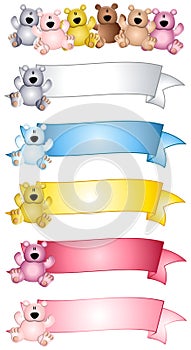 Teddy Bear Banners and Logos