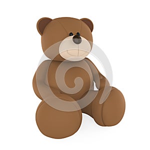 Teddy Bear Doll Isolated