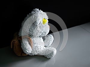 Teddy Bear Symbol Child Abuse Violence Sad Domestic Kid Fear Grief Emotion