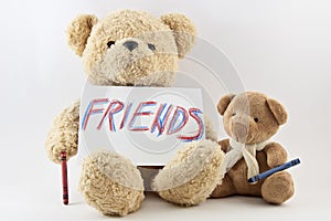 Teddy bears friendship