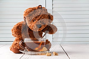 Teddy bears tea party