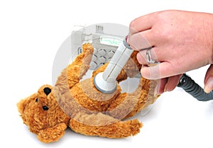 Teddy at the doctors