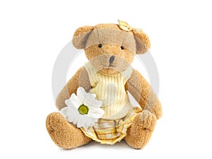 Teddybear girl photo