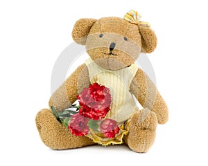 Teddybear girl photo