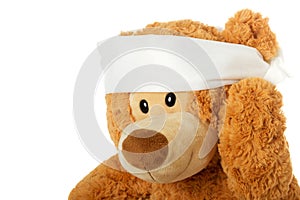 Teddybear with headache