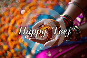 Teej Jubilation: happy teej - embrace the spirit of Teej with exuberant celebrations filled with music, dance and photo