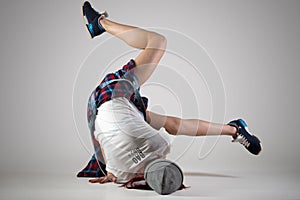 Teen breakdance girl dancing photo