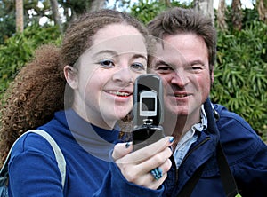 Teen Dad & Camera Phone