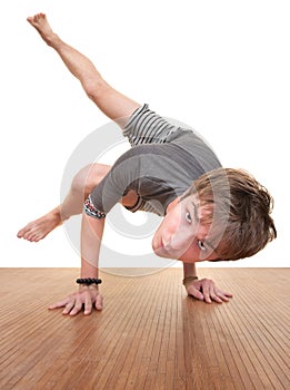 Teen Doing Yogasana