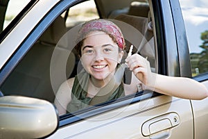 Teen Driver with Car Keys