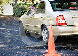 Teen Driving Test - Parking