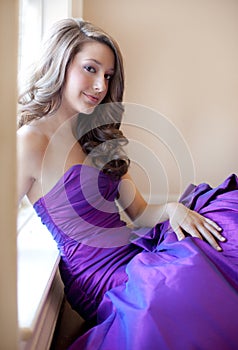 Teen in Fancy Gown