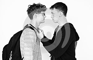 Teen Fight Anger Conflict Violence Aggression photo