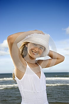 Teen Girl at the Beach