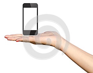 Teen Girl Hand Holding New iPhone 5s Smart Phone