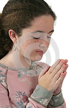 Teen Girl Praying 2