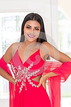 Teen Girl At Prom