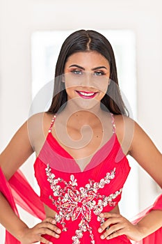 Teen Girl At Prom