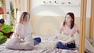 Teen girls argument disagreement friends quarrel