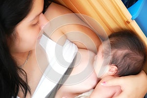 Teen Mother Breastfeeding Infant