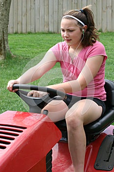 Teen Riding Mower