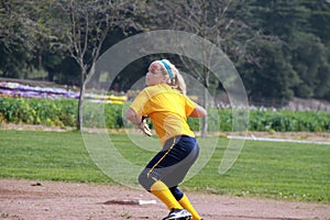 Softball player