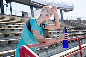 Teen who is ready to workout