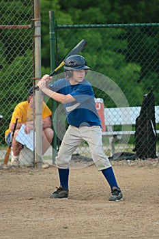 Teen Youth Baseball Batter