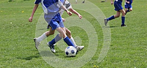 Teen Youth Soccer Action