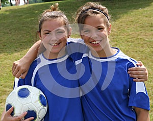 Teen Youth Soccer Player Friends