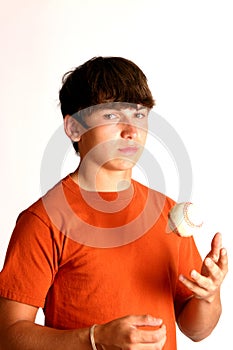 Teenage Boy With Ball