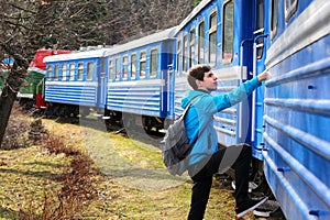 Teenage Boy Traveler photo